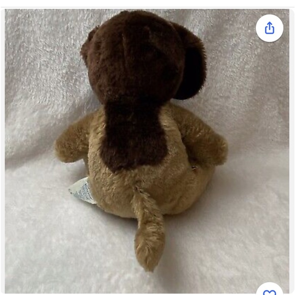 Build-a-Bear 2013 Two Tone Puppy Dog Plush Stuffed Animal 15" Brown Tan BAB boy - Picture 3 of 5